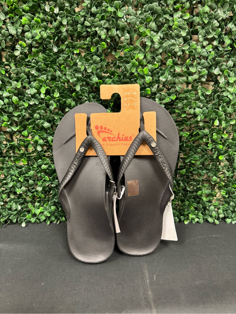 Archies Crystal Arch Support Flip Flops - Women’s 9
